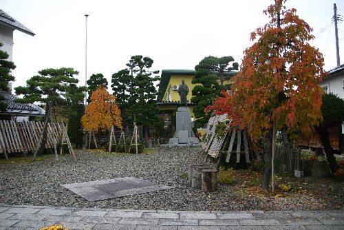 結城豊太郎記念館も冬支度