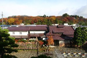 烏帽子山公園に虹