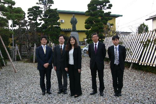 日本銀行理事　津田氏が来館