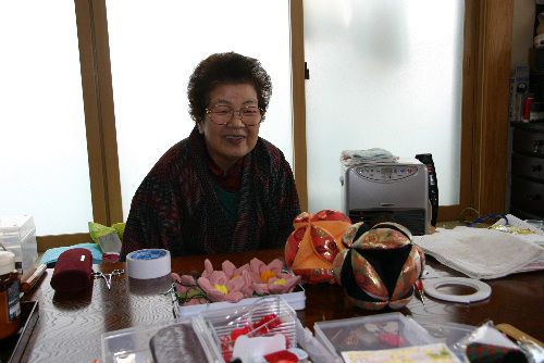 つるし雛の工房にちょっとおじゃまを