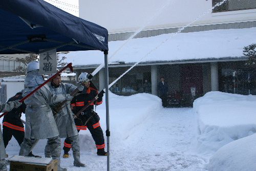 文化財防火訓練　大丈夫か？