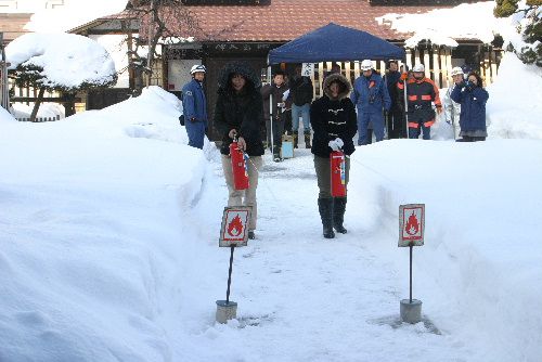 消火器は上手く使えた？