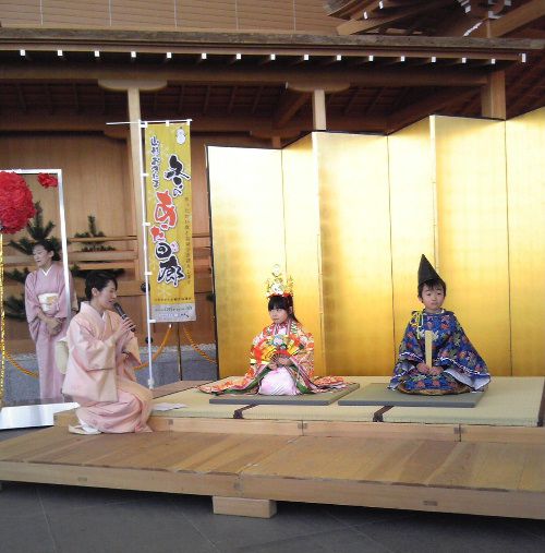 置賜ひな回廊オープニングセレモニー