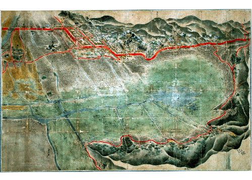 「享保の絵図」にみるかつての赤湯地内