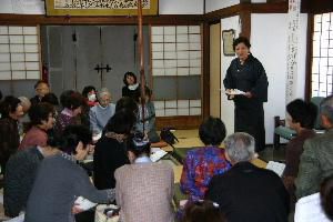 地域に伝承する民話から学ぶ　多勢久美子氏の口演大盛況