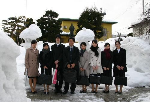 寒むそう　県立宮城大学の学生が来館