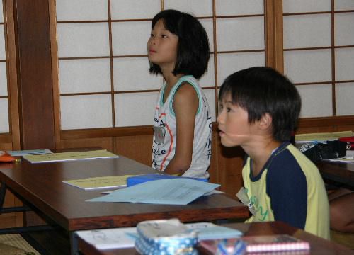 今年も子ども論語塾が開講　山形大学三上教授来館