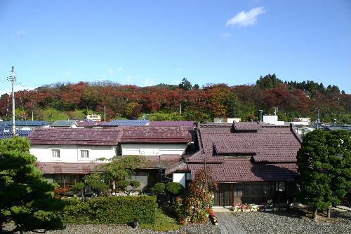 烏帽子山公園の紅葉が真っ盛り