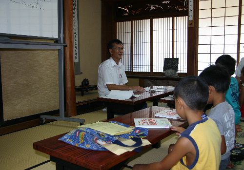 子ども論語塾は今日が最終日