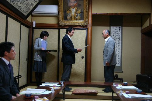 25年度第一回 結城豊太郎先生遺徳顕彰活動推進員会議が終る