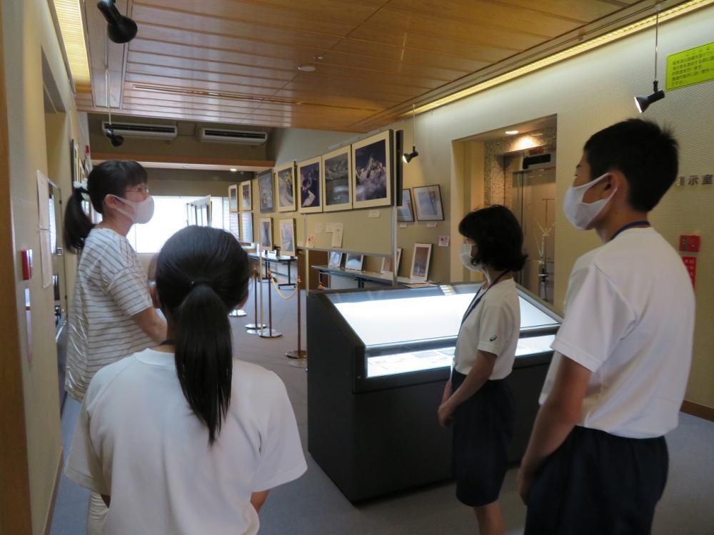 赤湯中学校生徒の皆さんが来館されました　①職場体験