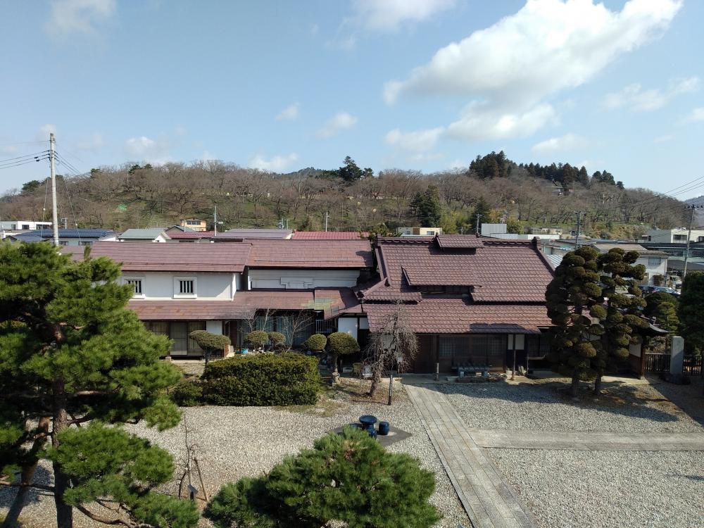 ４月５日朝９時、烏帽子山の桜の様子です