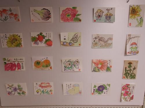 やまのべ雛街道イベント ～絵手紙展～
