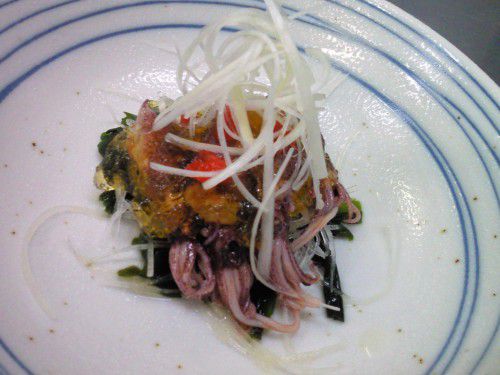 ★味よし「ホタルイカの酢の物です！！」