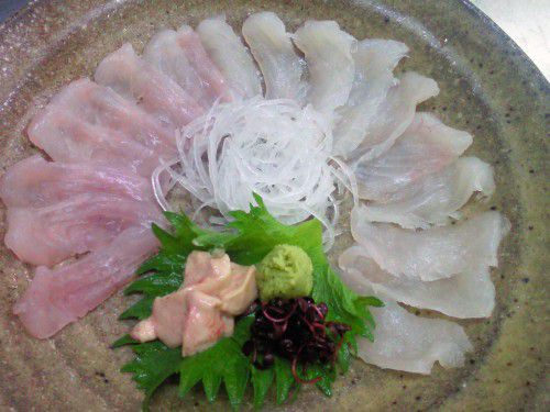 ★味よし「自慢の白身魚・・・その名は皮剥（かわはぎ）です！」