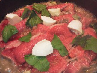 ★味よし「トマトすき焼きって、コレです！！」