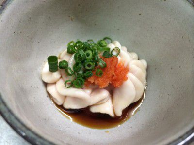 ★味よし「雲子（くもこ）酢＆鮟肝（あんきも）酢はいかが？？」