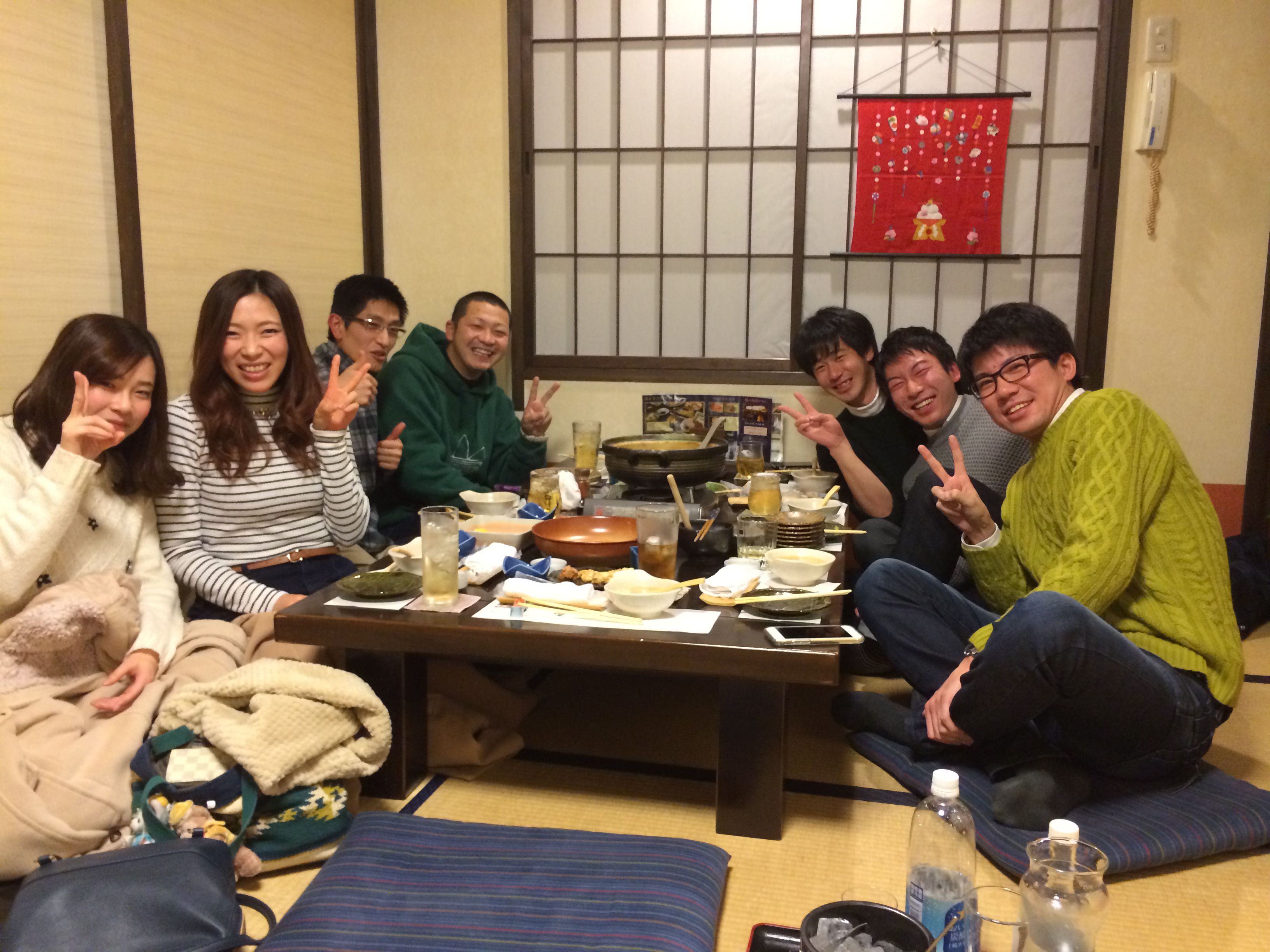 ★味よし「皆さんで新年会、ありがとうございます！！」