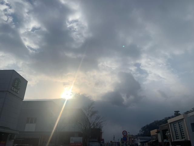 夕暮れ