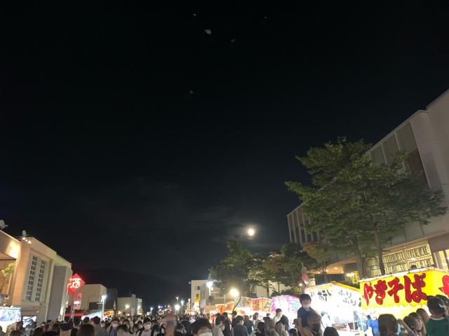 ふるさと祭りと中秋の名月
