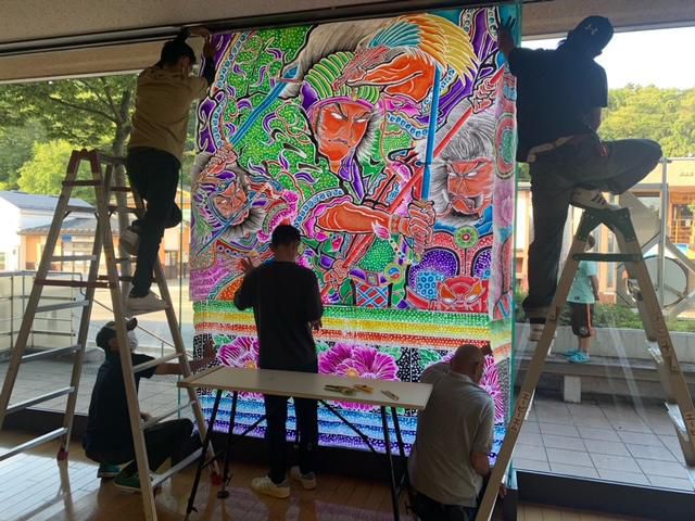 ねぷた絵展示