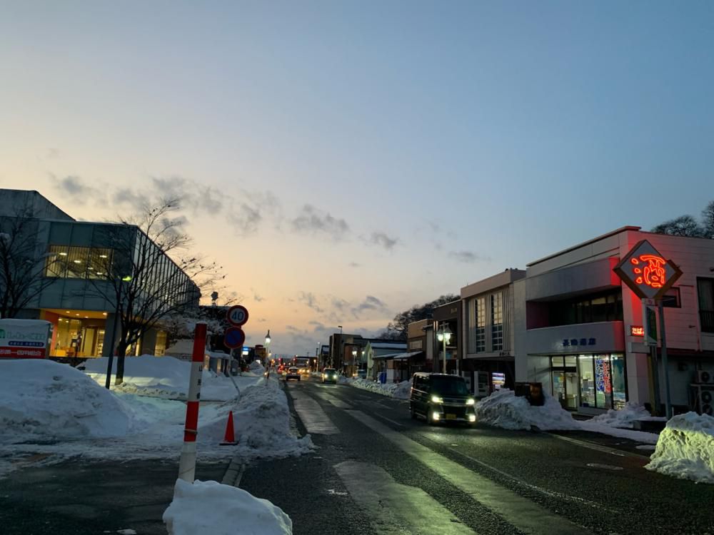 夕暮れ