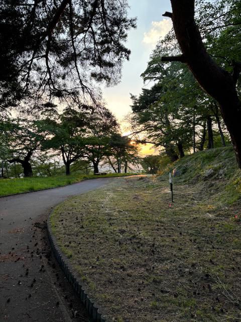 夕暮れ