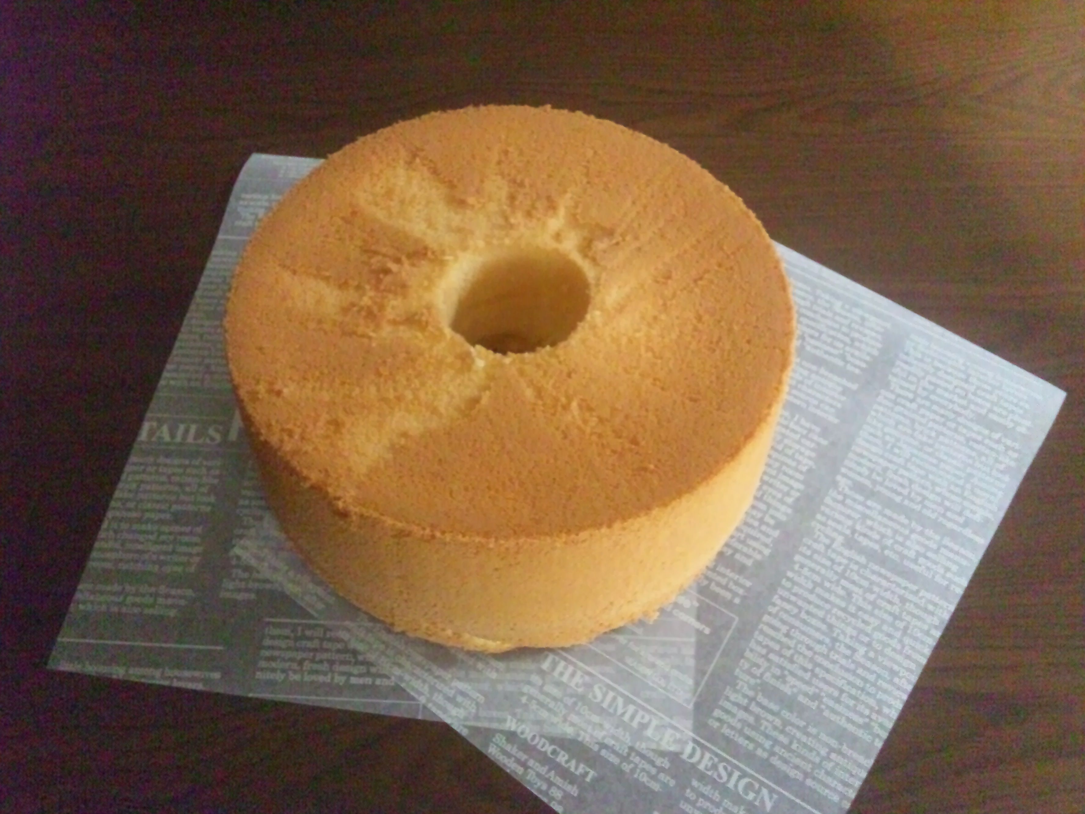 米粉のシフォンケーキ