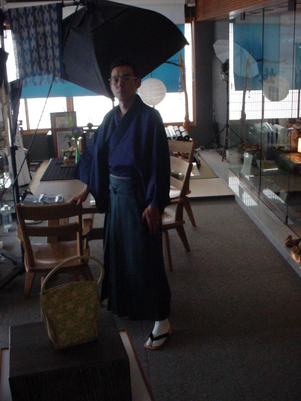 不安を隠し、晴れ姿にて・・・