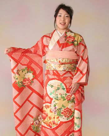 振袖美人登場です♪（お客様モデルより）