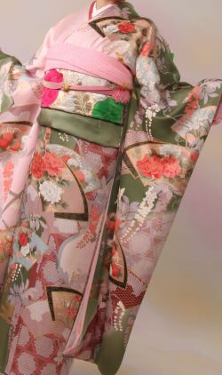 『春を呼ぶ』アンティーク振袖（レンタル選）、極まる♪