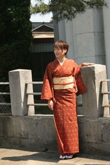 着物姫・・・カフェの前・・