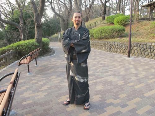 あの若き着物伝導人もベニバナグランジ・ホワイトヴァージョン！