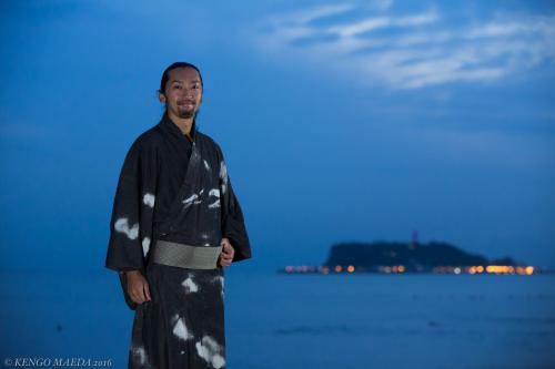 海辺着物の絶景