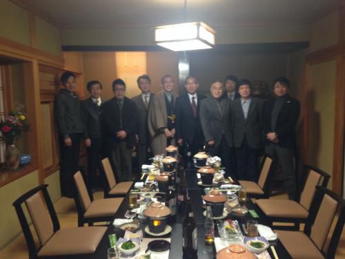 あら町商店会新年会遅ればせ