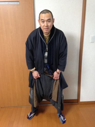 豪雪時でも軽快な着物伝導人