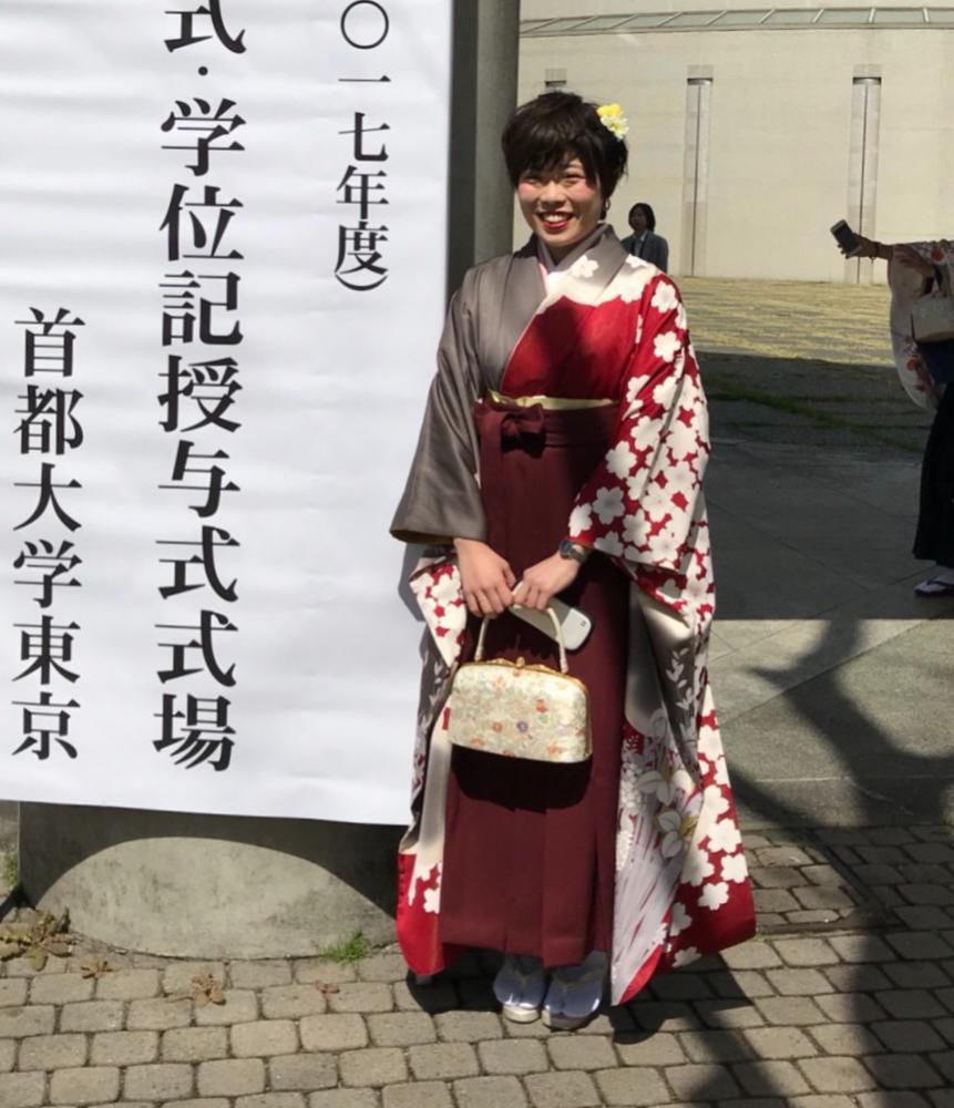 お客様モデルの卒業式