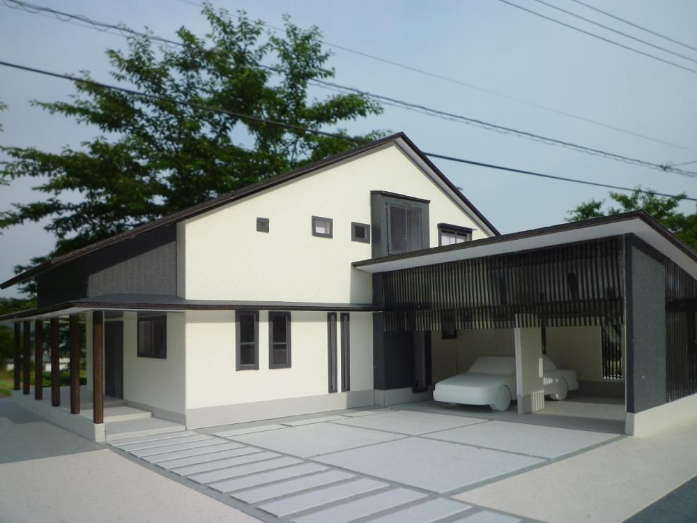 〈模型〉雁木の家