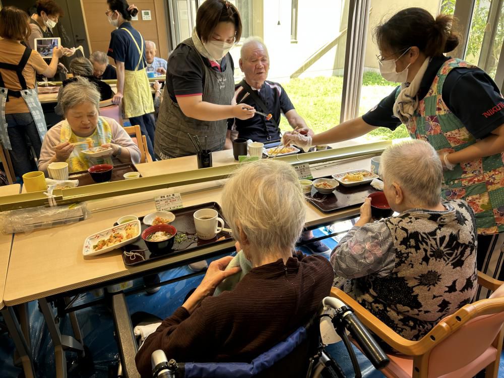 8月流しそうめん