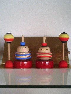 独楽のひな人形