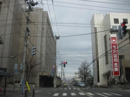 初冬の市街地