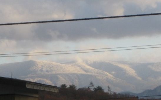 初冬の夕景