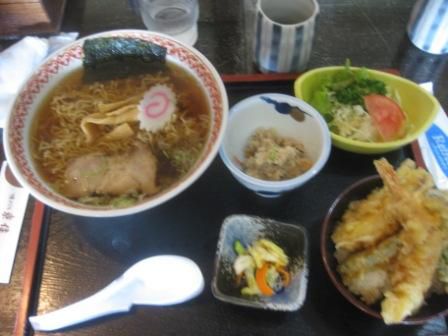 京佳　　ラーメン＆ミニ天丼セット