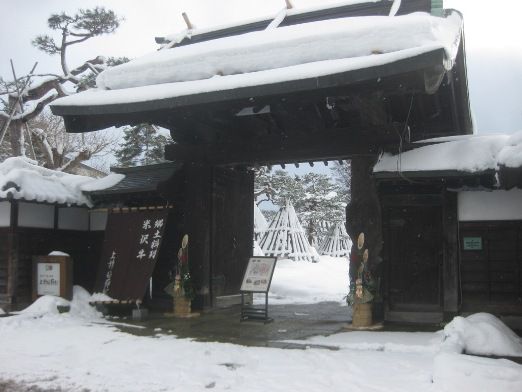 雪囲いも
