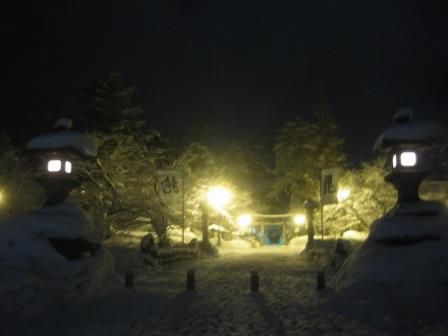 神社夜景