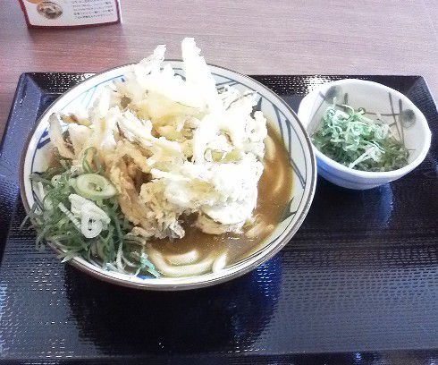 丸亀製麺でカレーうどん＋
