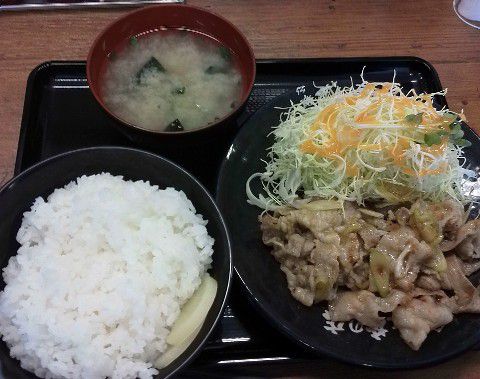すた丼屋で生姜ライス