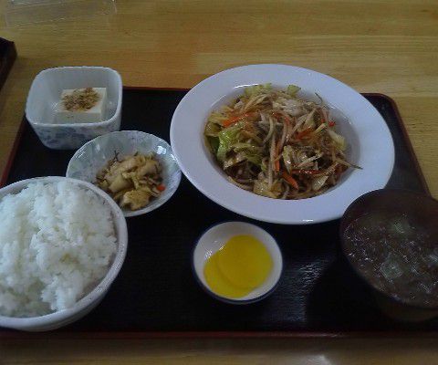 ふくだ亭でスタミナ定食