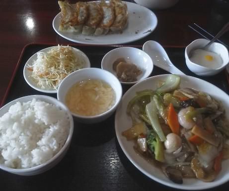 八宝菜定食