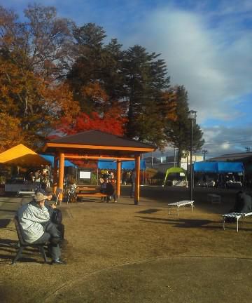 公園にて